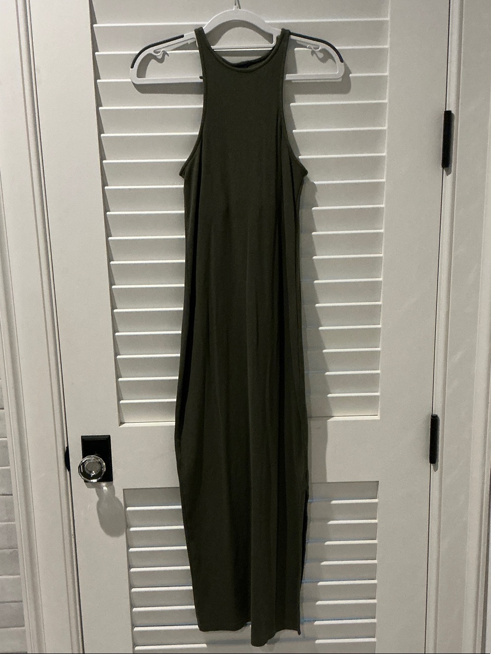 Old Navy Olive Green Maxi Dress